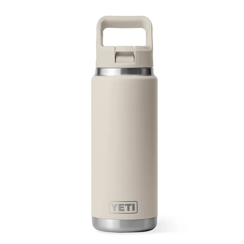 Yeti Rambler 26oz Straw Bottle in Cape Taupe