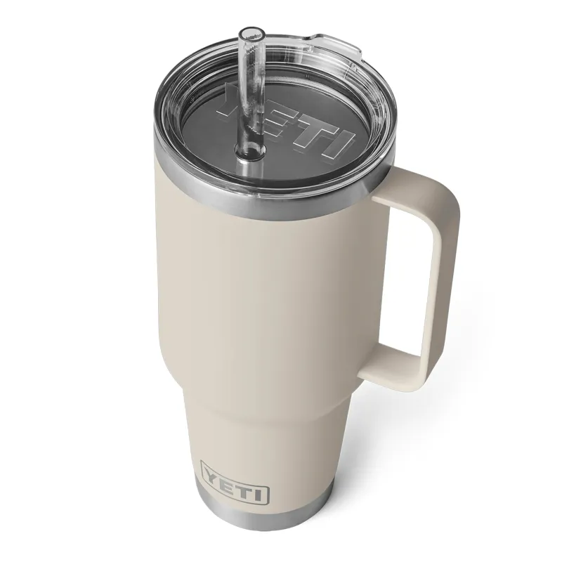 Yeti Rambler 42oz Straw Mug in Cape Taupe