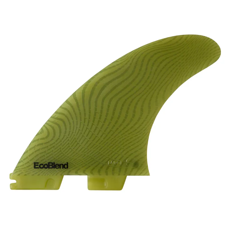 FCS II Carver EcoBlend Tri Fin Set in Eucalyptus-1