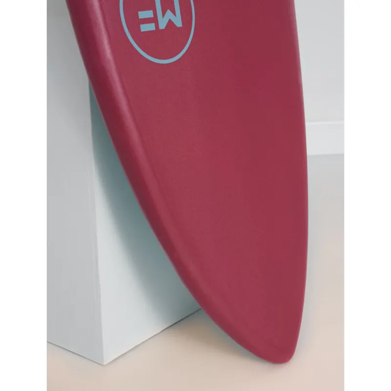 Mick Fanning Catfish Supersoft Soft Surfboard in Merlot/Aqua-3