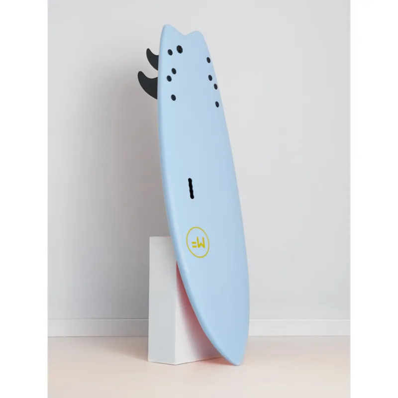 Mick Fanning Catfish Supersoft Soft Surfboard in Sky/Watermelon-1