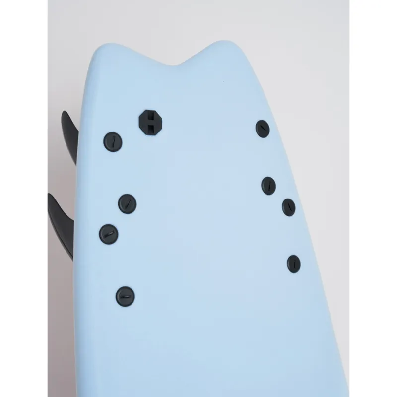 Mick Fanning Catfish Supersoft Soft Surfboard in Sky/Watermelon-2