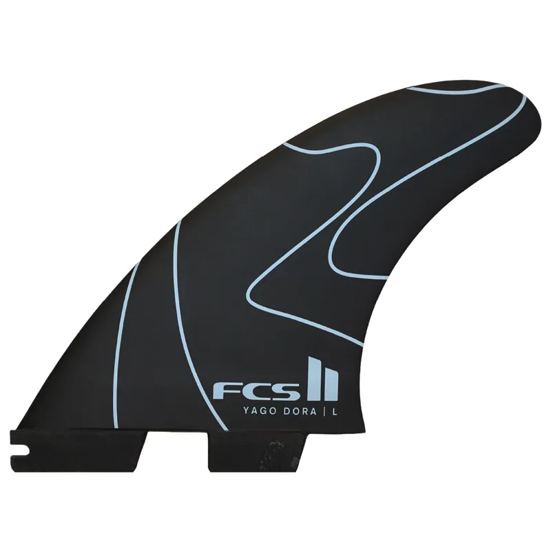 FCS II Yago Dora PC Tri Fin Set in Flux/Charcoal-1