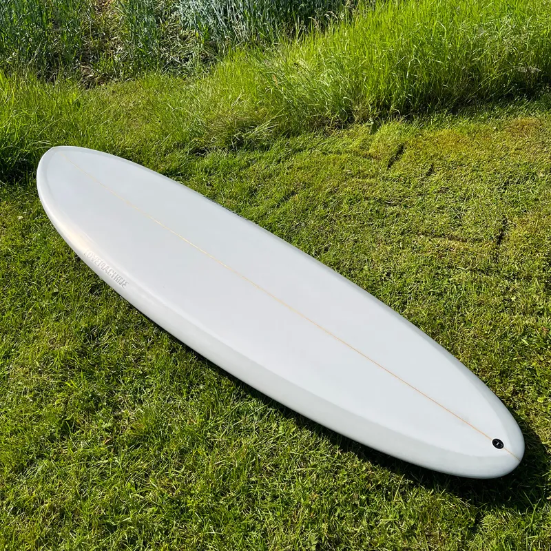 Love Machine Surfboards 6ft 08 Cheet in Clear/Grey - Futures Sides-2