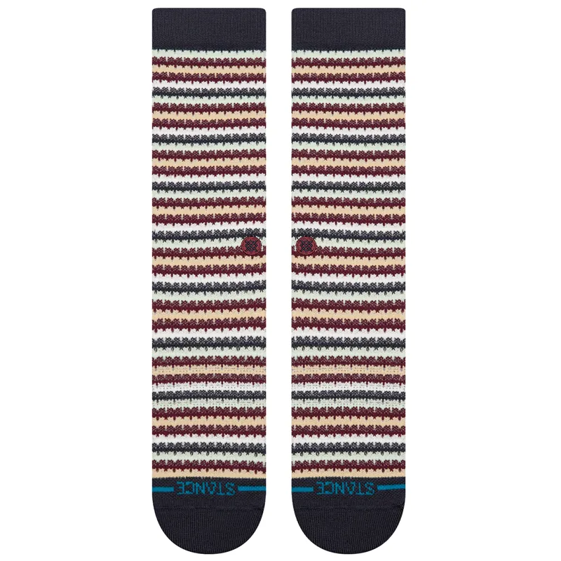 Stance Chiclets Waffle Crew Socks in Navy-1