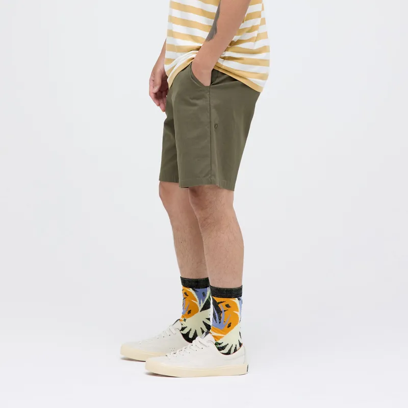 Stance Compound Chino Short in Olive-7