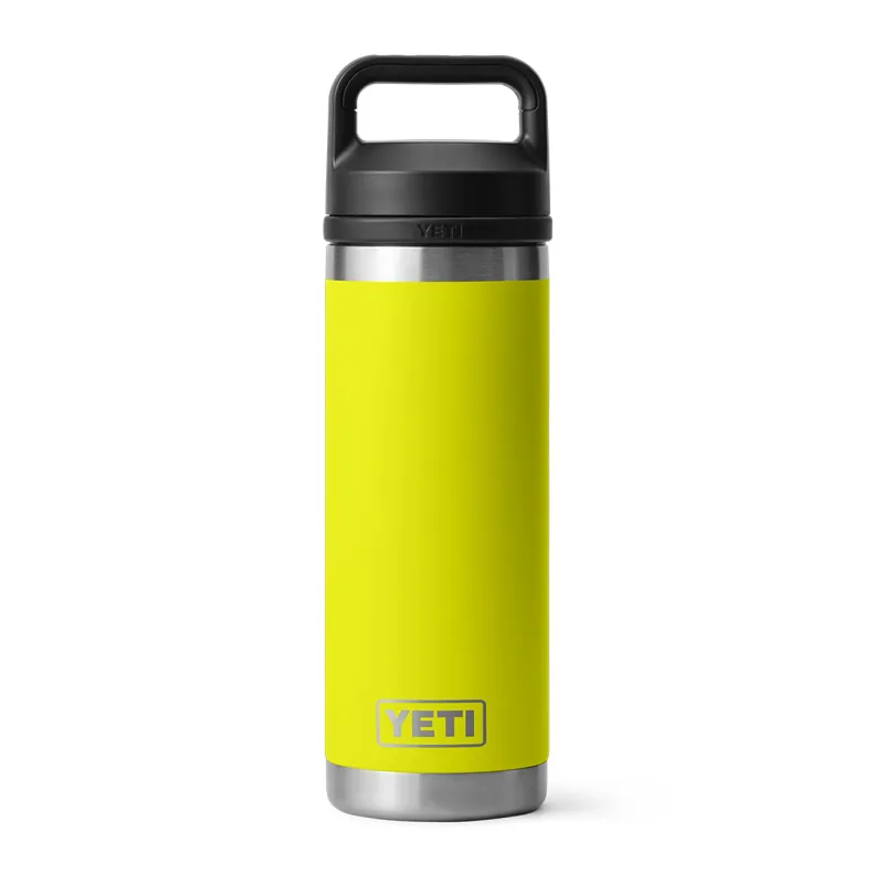 Yeti Rambler 18oz Chug Bottle in Fireflly Yellow