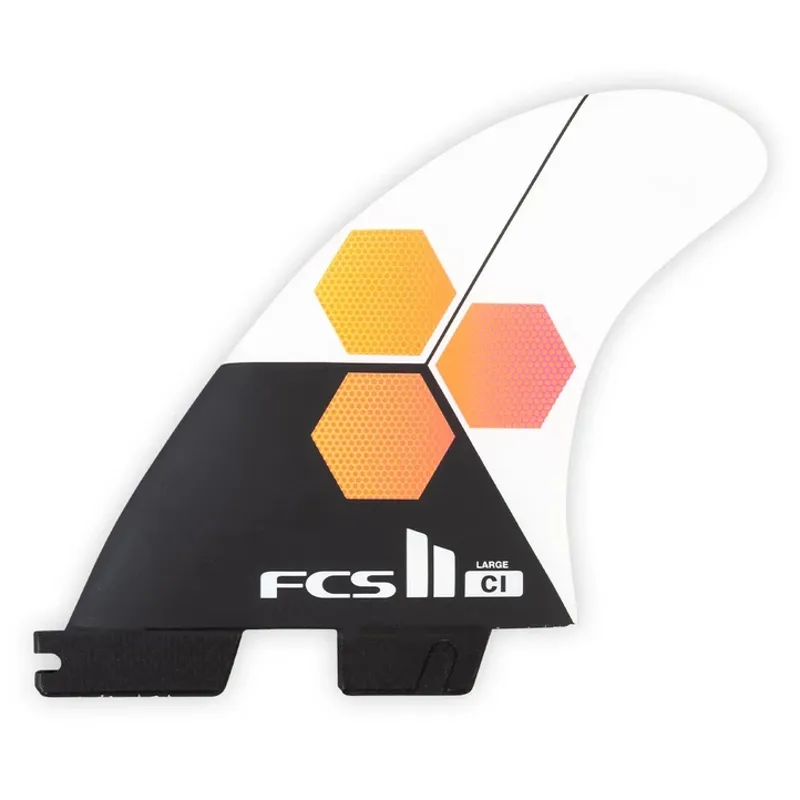 FCS II CI PC Tri Fin Set in White