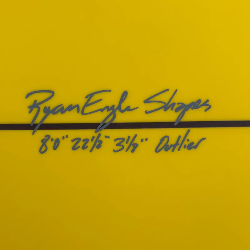 Thunderbolt Surfboards CJ Nelson Outlier in Mustard-3