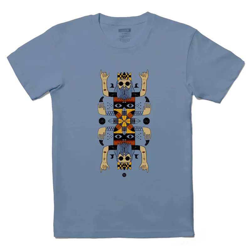 Stance Coastal Opposies Tee in Stone Blue