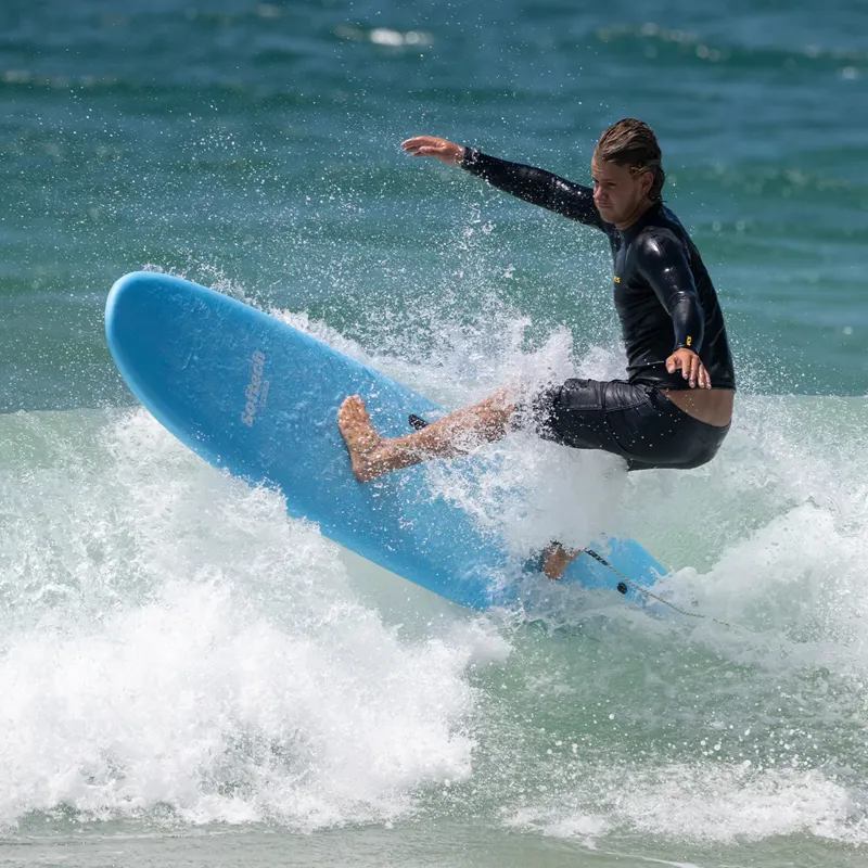 Softech Coaster Soft Surfboard in Sky Blue-1