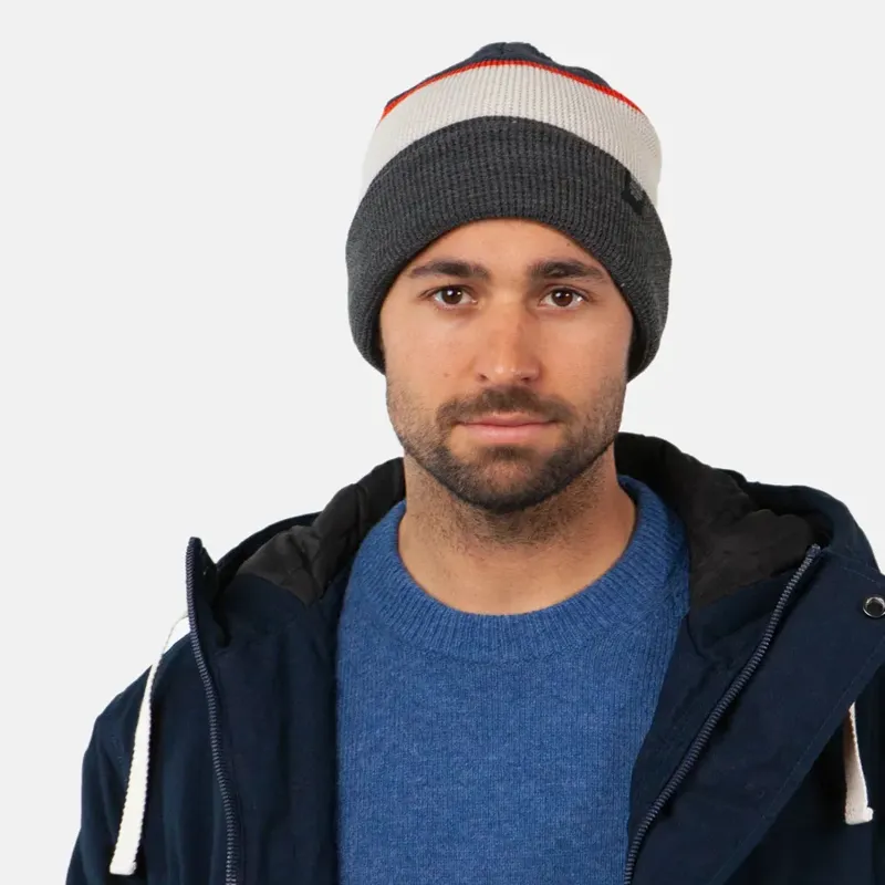 Barts Colan Beanie in Dark Heather-1