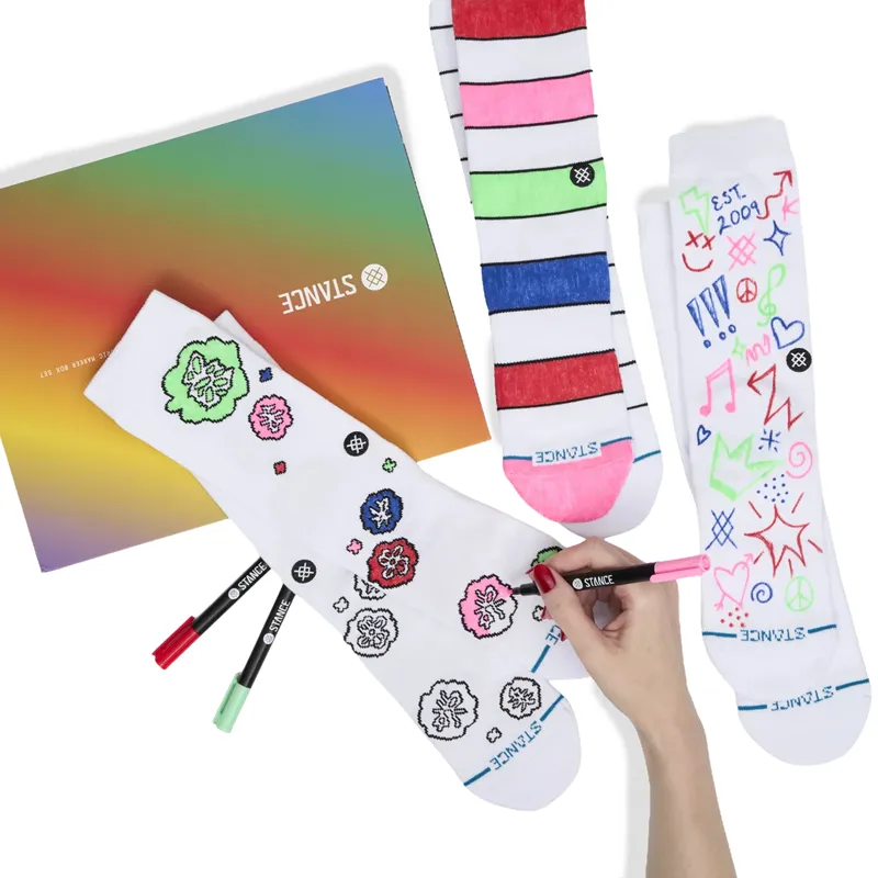 Stance Color Your Own Crew Sock 3 Pack Box Set-1