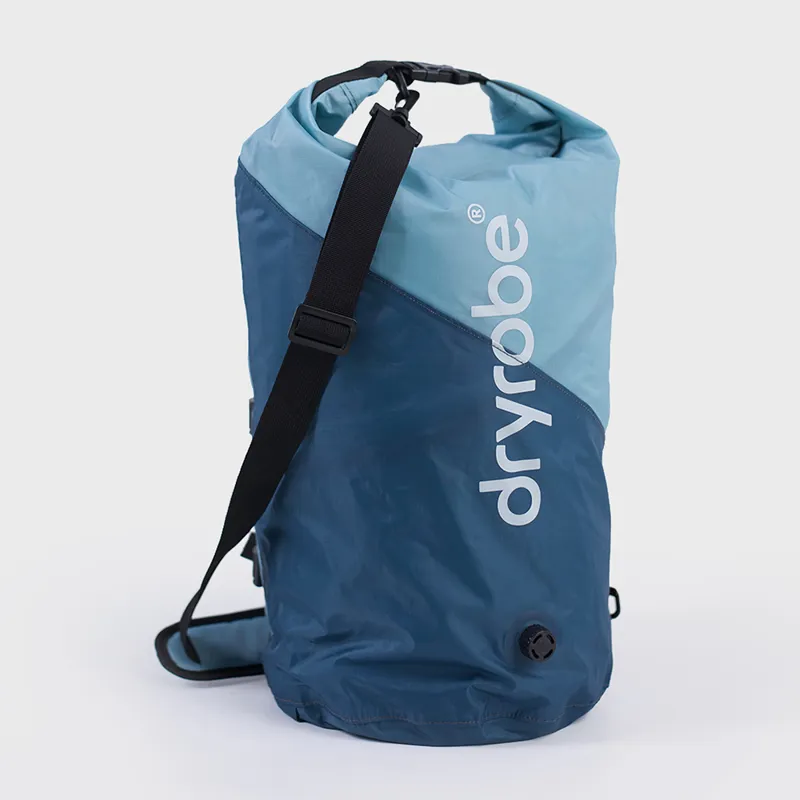Dryrobe Compression Travel Bag in Blue/Light Blue-2