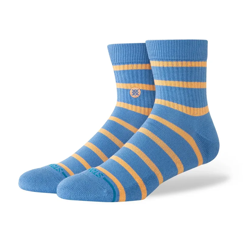Stance Cooper Quarter Sock in Capri Blue