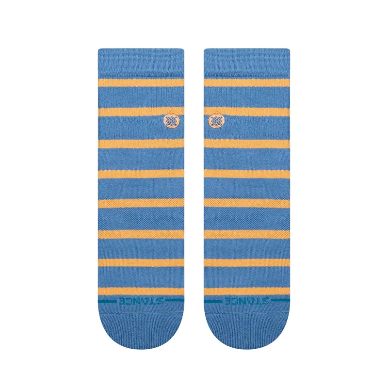 Stance Cooper Quarter Sock in Capri Blue-1