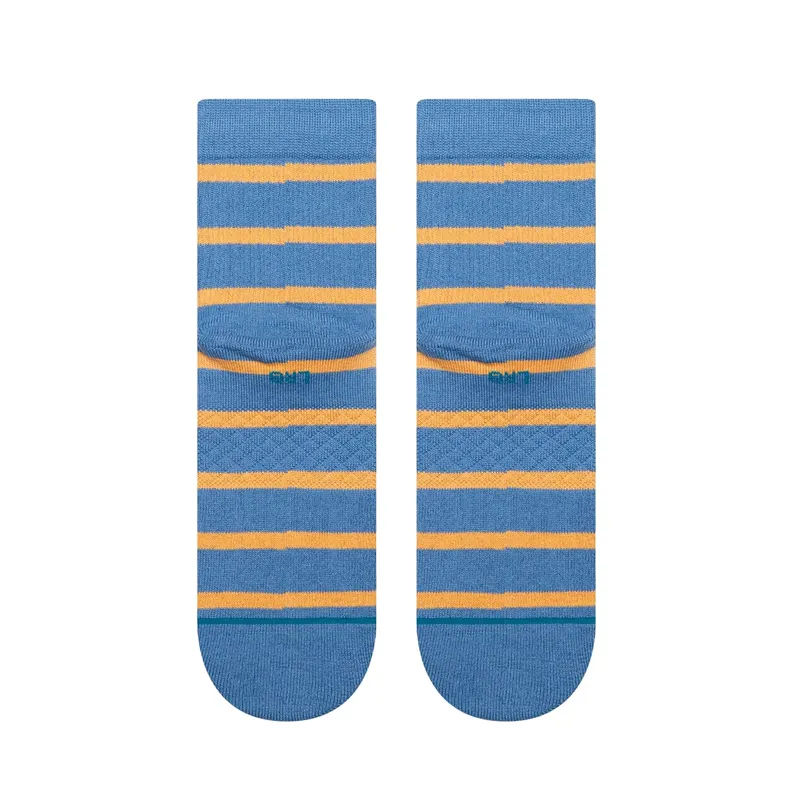Stance Cooper Quarter Sock in Capri Blue-2