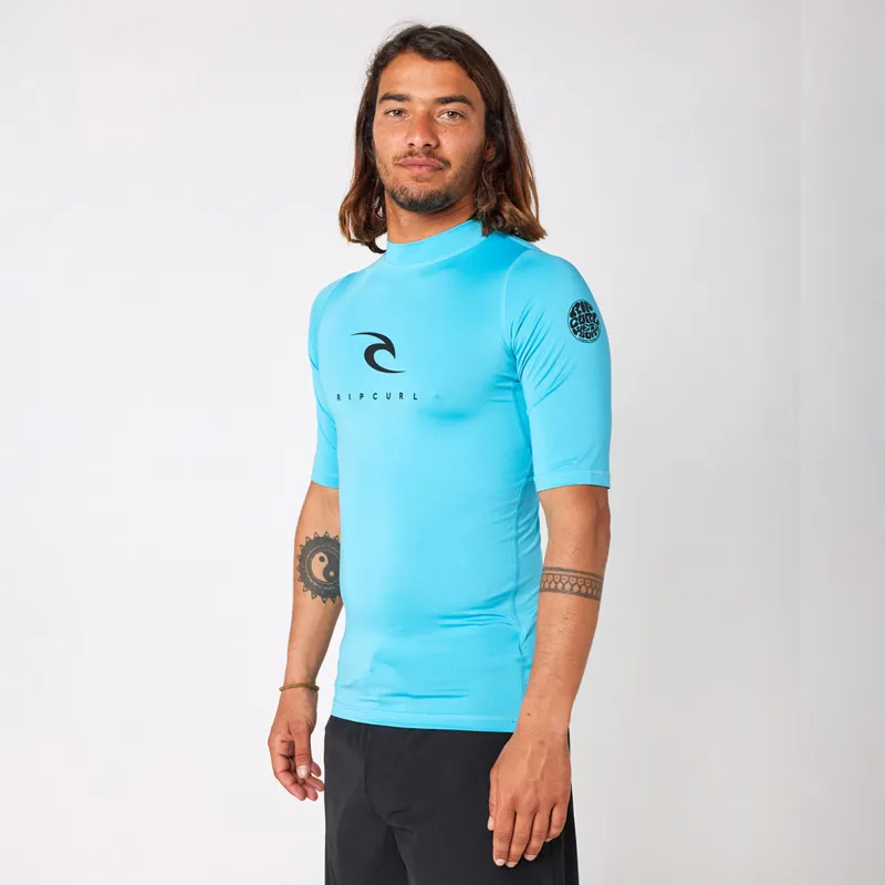 Rip Curl Corps Short Sleeve UV Tee in Blue-1