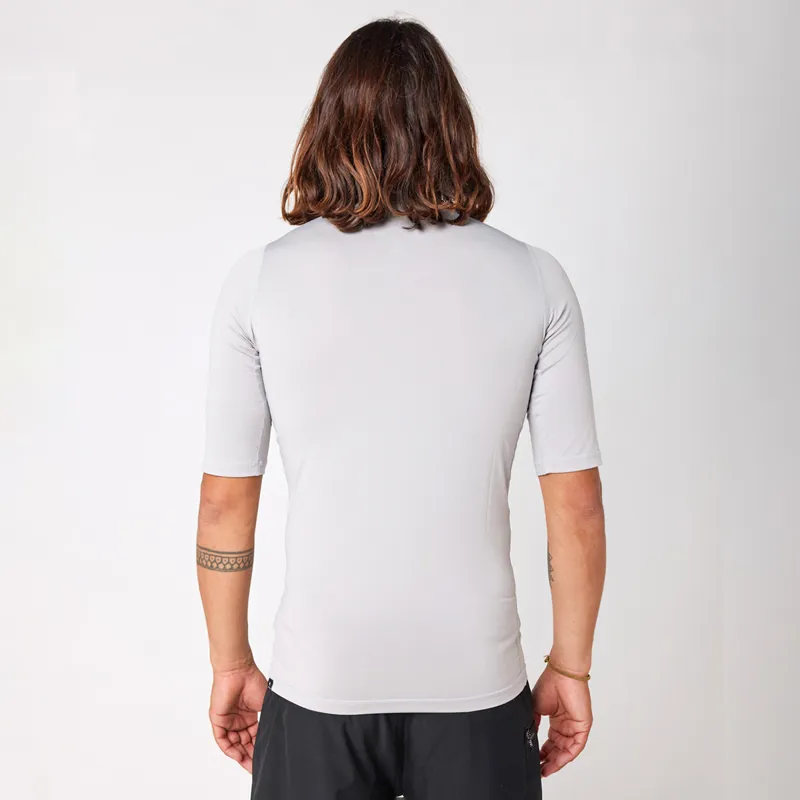 Rip Curl Corps Short Sleeve UV Tee in Light Grey-2