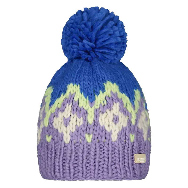 Barts Curley Beanie in Violet