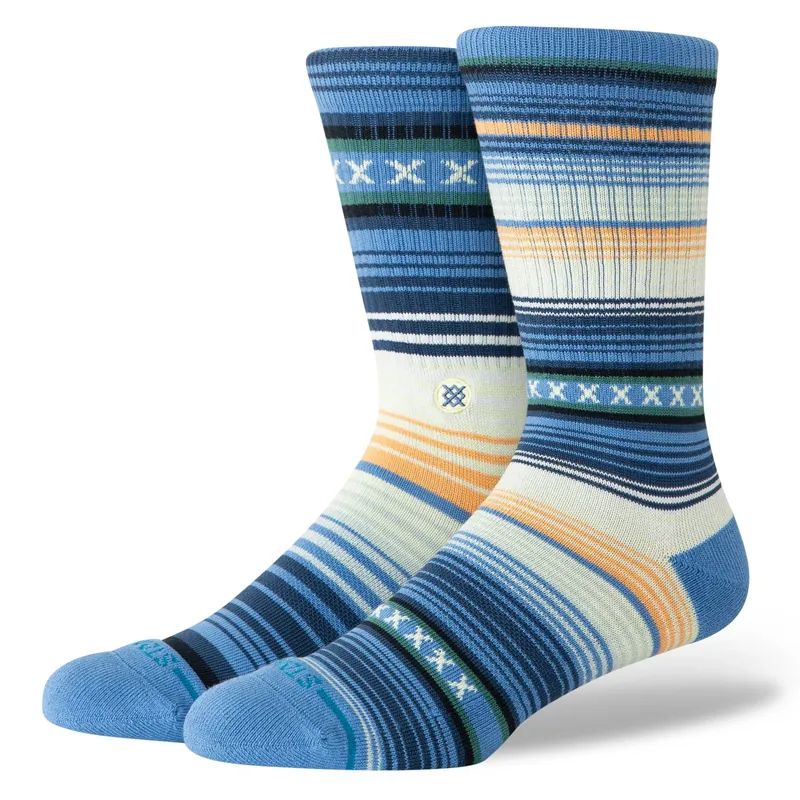 Stance Curren Crew Sock in Capri Blue