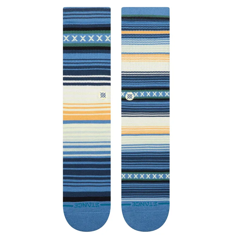 Stance Curren Crew Sock in Capri Blue-1