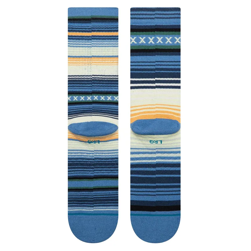 Stance Curren Crew Sock in Capri Blue-2