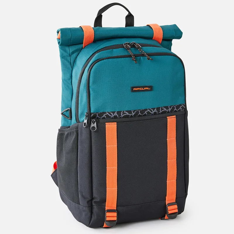 Rip Curl Dawn patrol 30L Journeys Backpack in Blue/Green