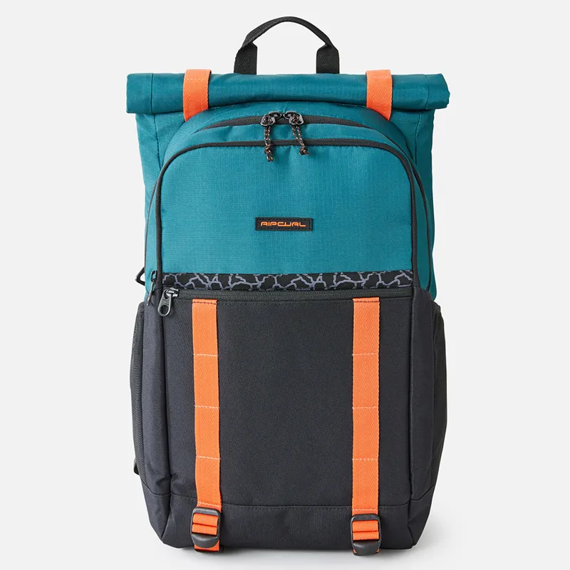 Rip Curl Dawn patrol 30L Journeys Backpack in Blue/Green-1