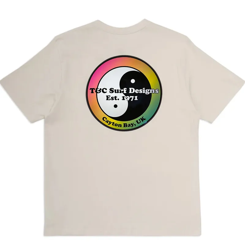 T and C Cayton Bay Destination Tee in Off White