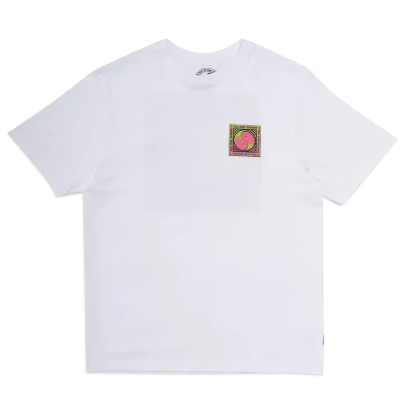 T and C Distress Tee in White-1