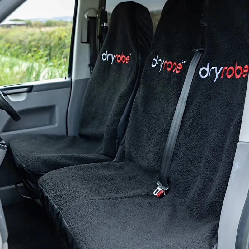 Dryrobe Double Van Seat Cover in Black/Black-1