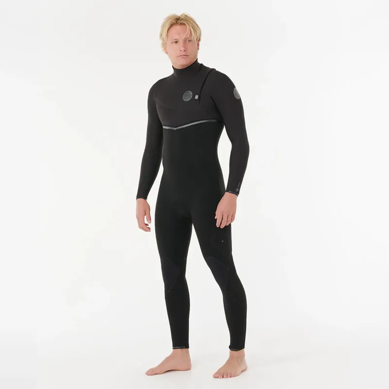 Rip Curl Mens E-Bomb 4/3mm Zip Free Wetsuit-1