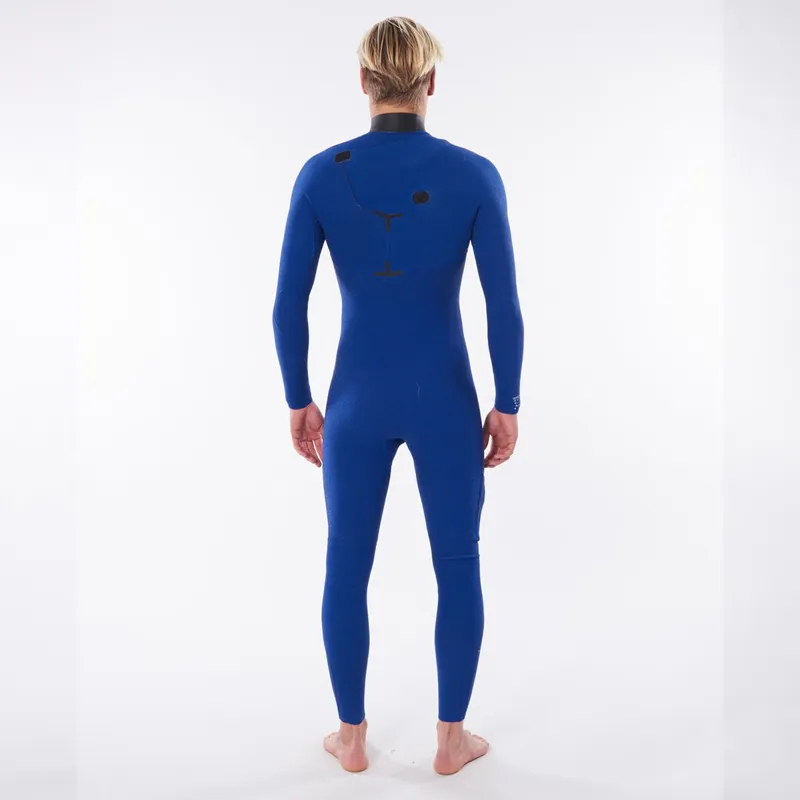 Rip Curl Mens E-Bomb 4/3mm Zip Free Wetsuit in Black-4