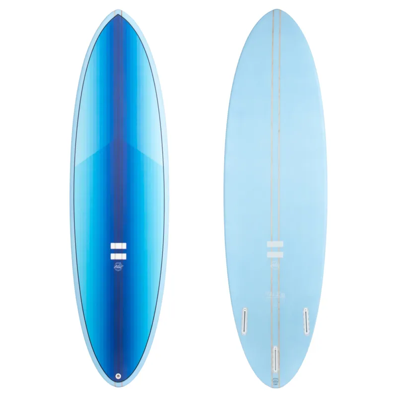 Indio The Egg Surfboard in Light Stripes - Futures