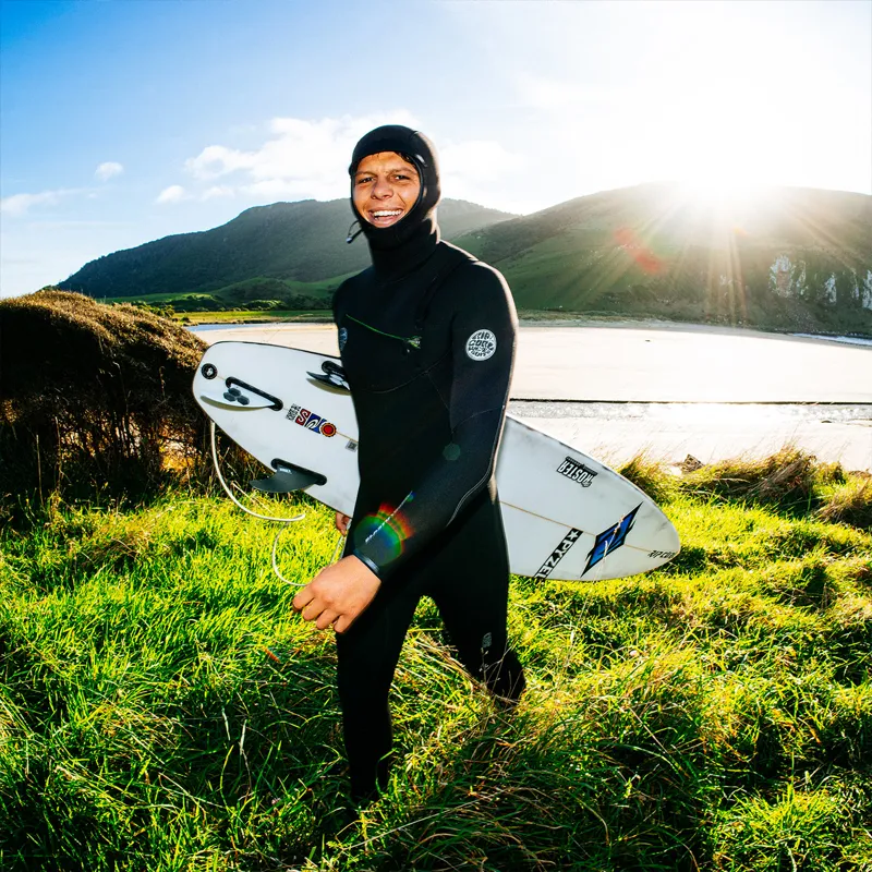 Rip Curl Elasto 5/4mm Chest Zip Hooded Wetsuit-8