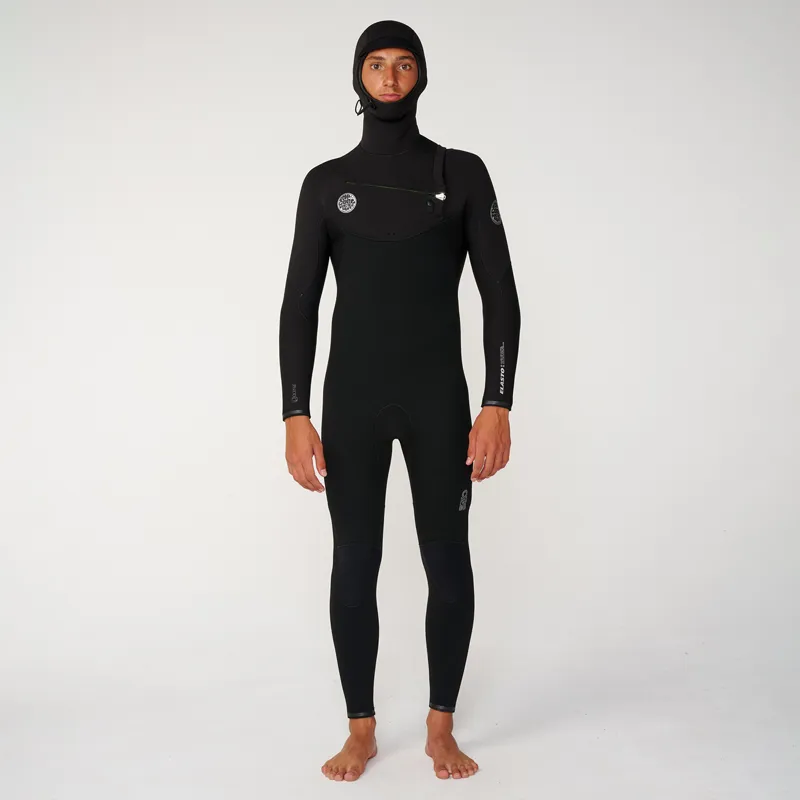 Rip Curl Elasto 5/4mm Chest Zip Hooded Wetsuit-2