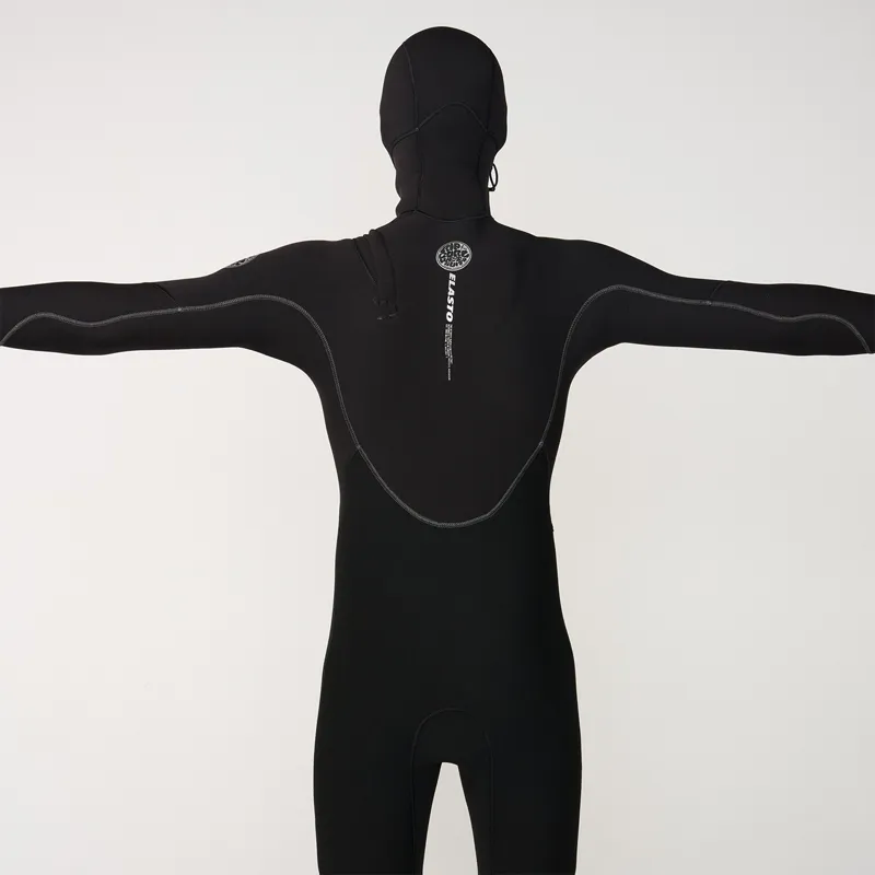 Rip Curl Elasto 5/4mm Chest Zip Hooded Wetsuit-4