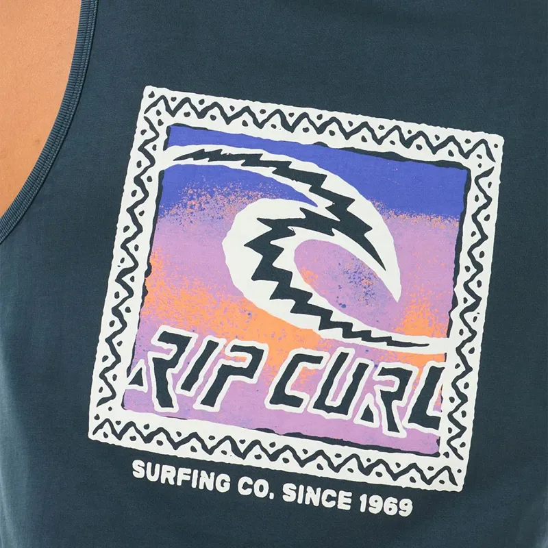 Rip Curl Raw Energy Trad Tank in Dark Navy-3