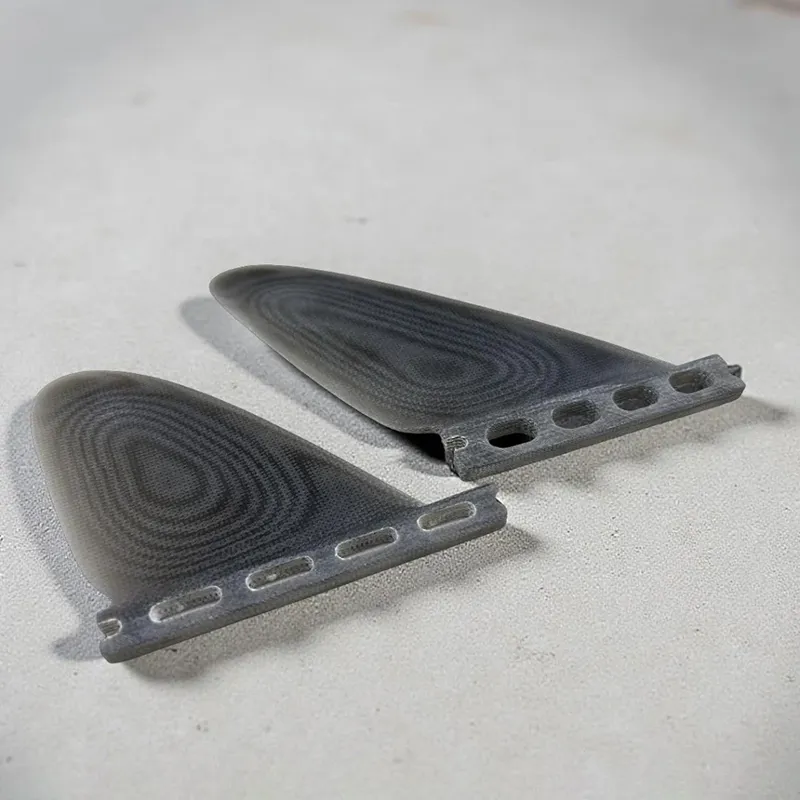 True Ames Ellis Ericson Futures Compatible Feathers Quad Fins in Smoke-1