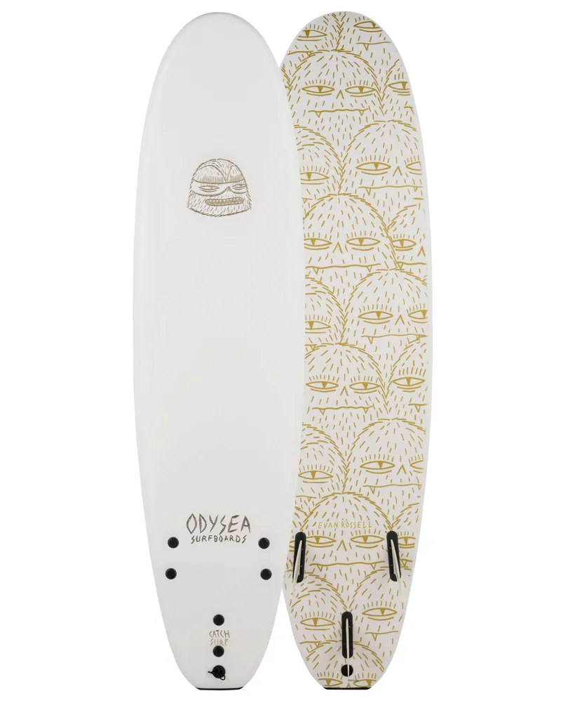 Catch / Odysea Log Pro / Evan Rossell / Soft Surfboard / White