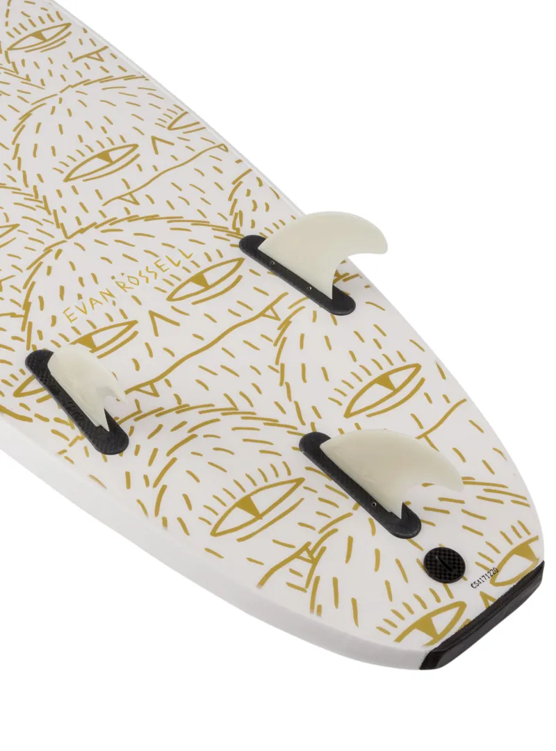 Catch / Odysea Log Pro / Evan Rossell / Soft Surfboard / White-1