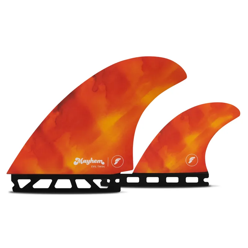 Futures Fins Mayhem Fibreglass Medium Evil Twin + 1 Fin Set