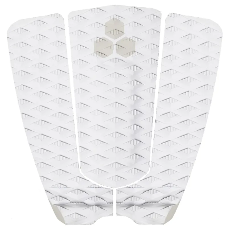 Channel Islands Fader MegaKush 3 Piece Arch Tailpad in White-1
