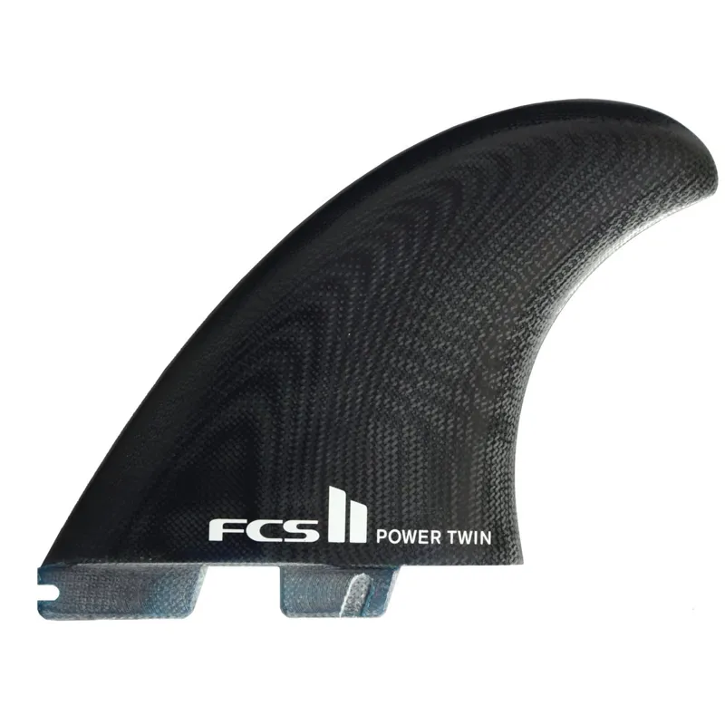 FCS II PG Power Twin Fins in Black