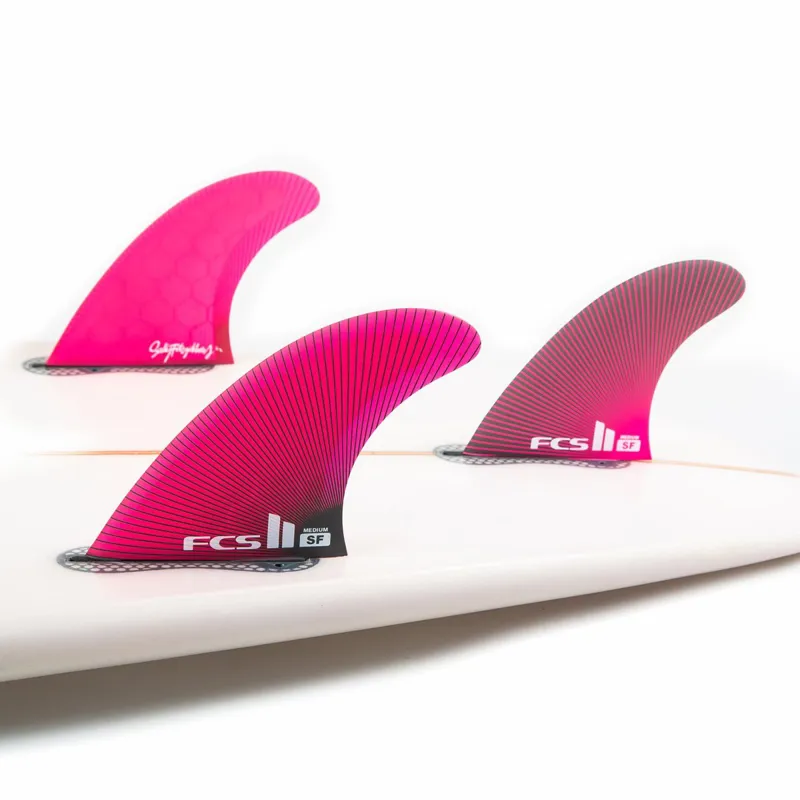 FCS II Sally Fitzgibbons PC Medium Tri Fin Set in Pink-2