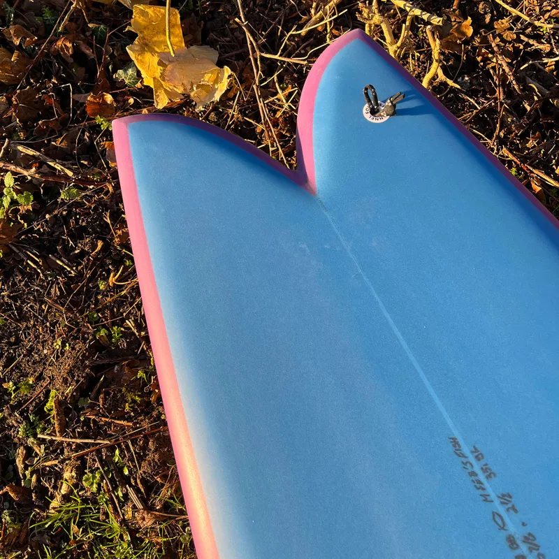 Channel Islands Feb's Fish Surfboard in Blue - Futures-4