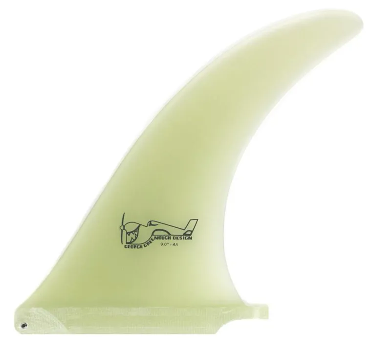 True Ames Greenough 4-A Single Fin in Clear