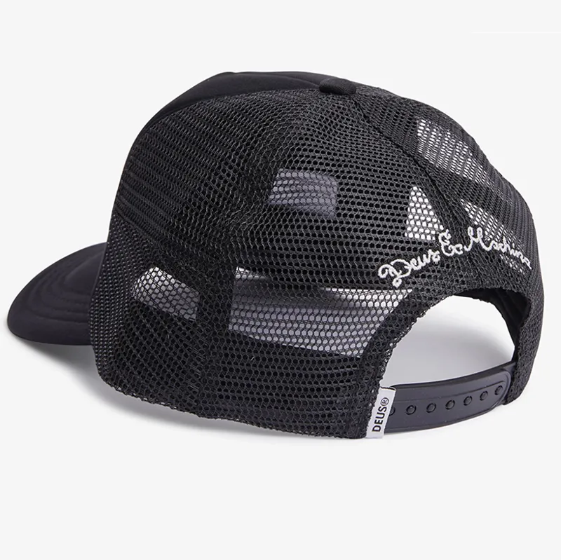 Deus Ex Machina Grip Tape Trucker Cap in Black-2