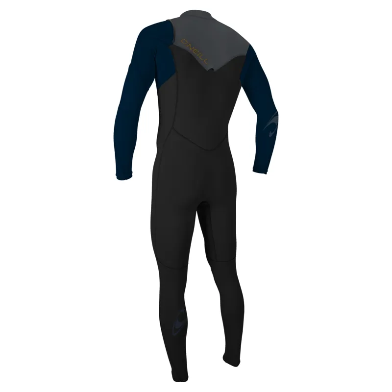 O'Neill Hammer 3-2mm Chest Zip Wetsuit in Black/Abyss-1